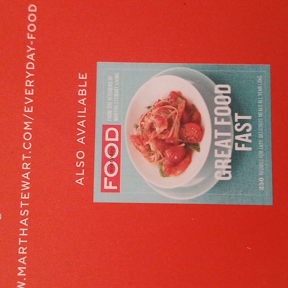 Martha Stewart Cookbook Fresh Flavor Fast First Edition Soft Cover 250 Recipes - Picture 10 of 13